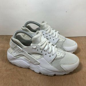 Nike Air Huarache Women's Size 8.5 Running Shoes White Athletic Trainer Sneakers